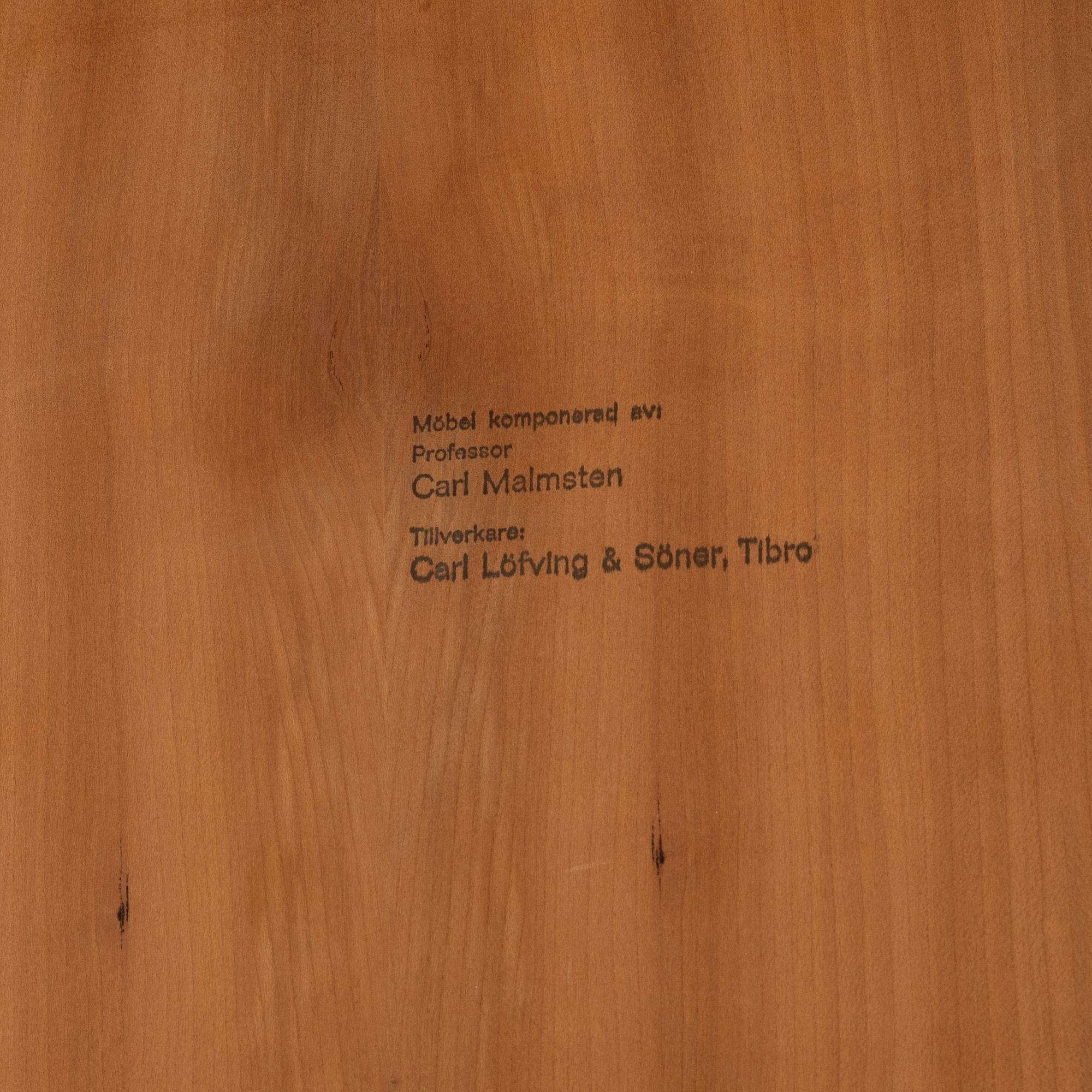Carl Malmsten, soffbord, "Ovalen", Carl Löving & Söner, Tibro.