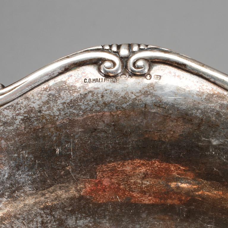 FAT samt SKÅLAR, 2 st, silver, Stockholm, 1920-tal, vikt 679 gram.