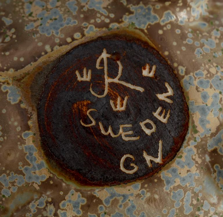 MINIATYRER, 5 st, stengods, Rörstrand. Sign.