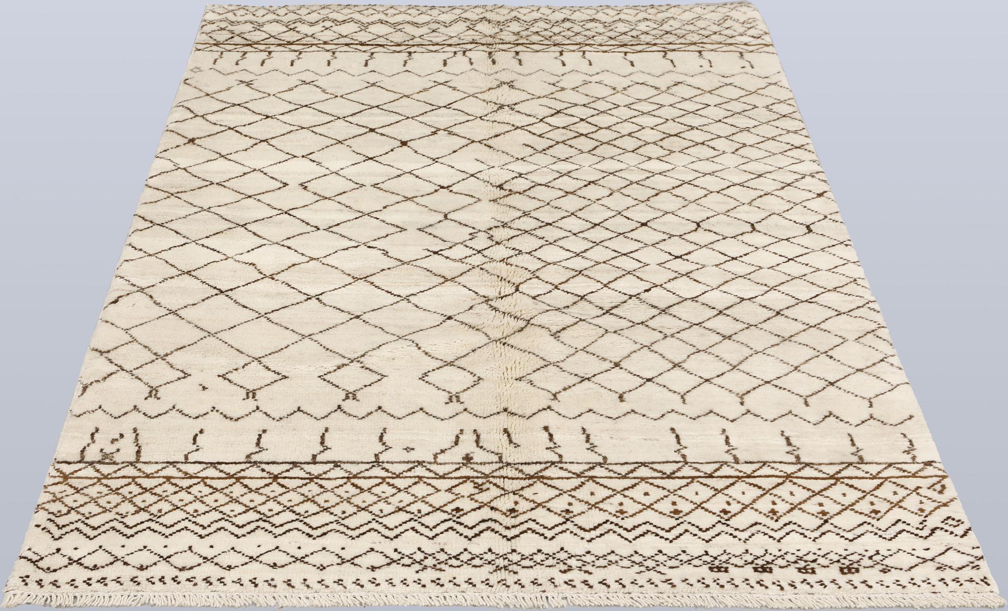 A Moroccan rug, approx. 180 x 123 cm.