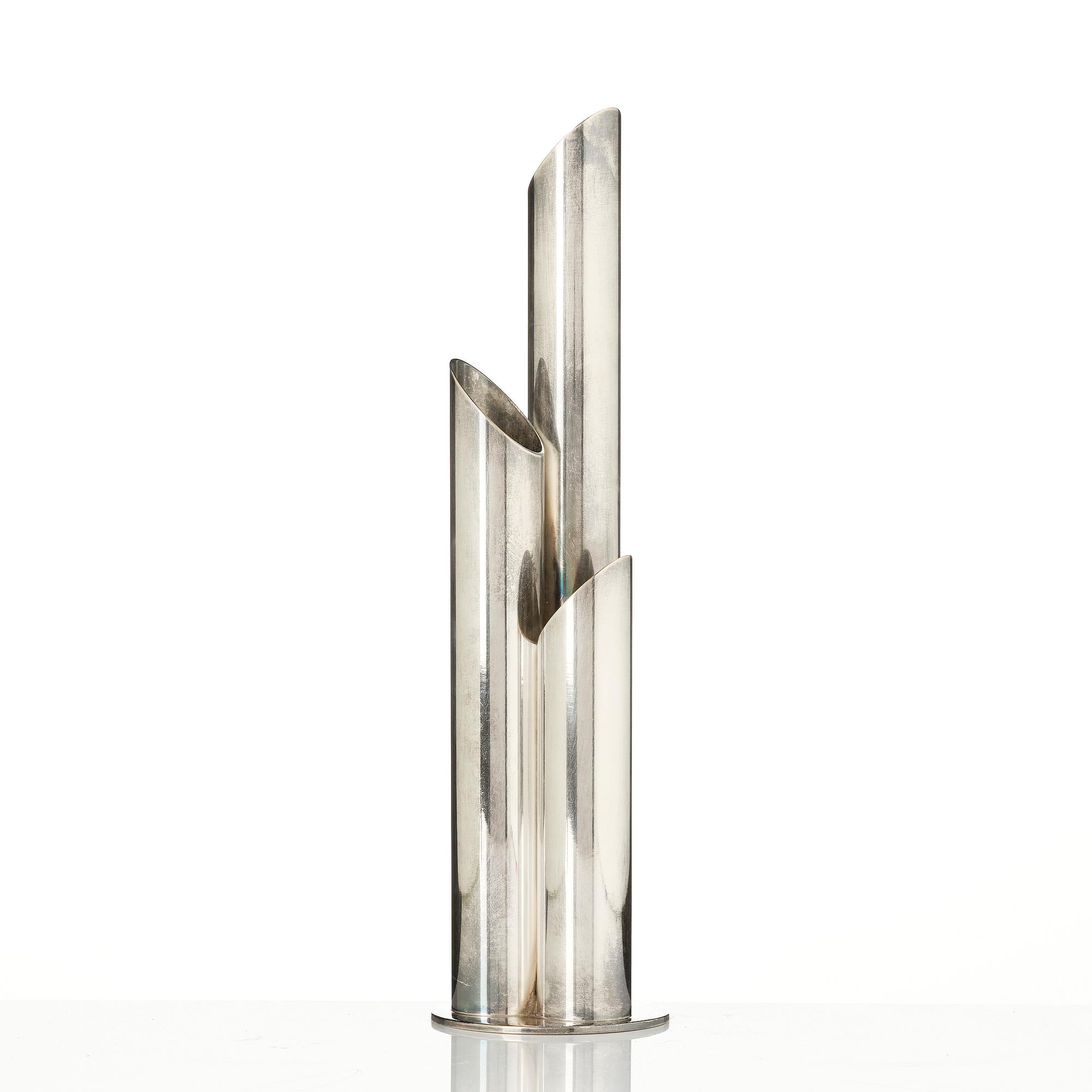 Ivar Ålenius-Björk, a "Rörvasen" vase model 392, Ystad-Metall.