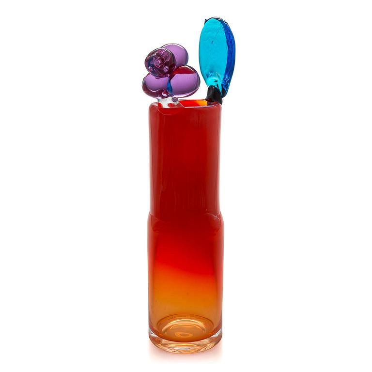 Oiva Toikka, A 'Pompom' vase, signed Oiva Toikka Nuutajärvi Notsjö.