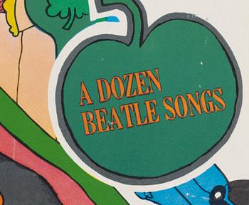 A vintage movie poster, 'The Beatles Yellow Submarine', 1968.