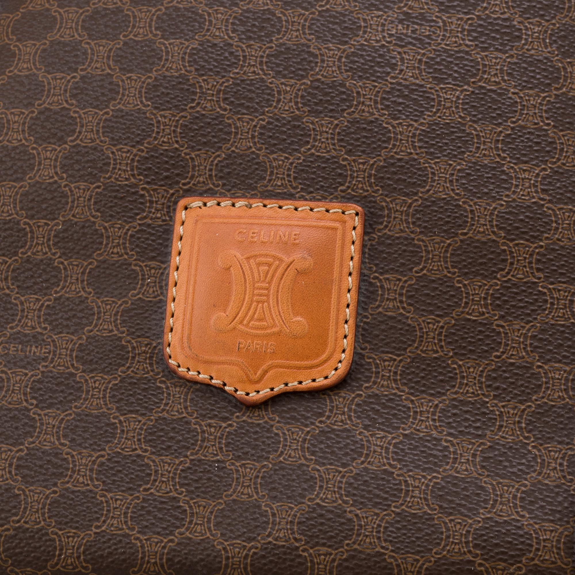 a CÉLINE "Macadam Boston 50" weekendbag.