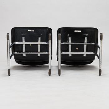 Yrjö Kukkapuro, tuoleja, 4 kpl, malli 3415, valmistaja Haimi, 1970-luku.