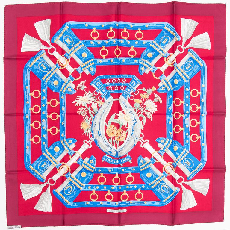 HERMÈS, "Aux champs", SCARF.