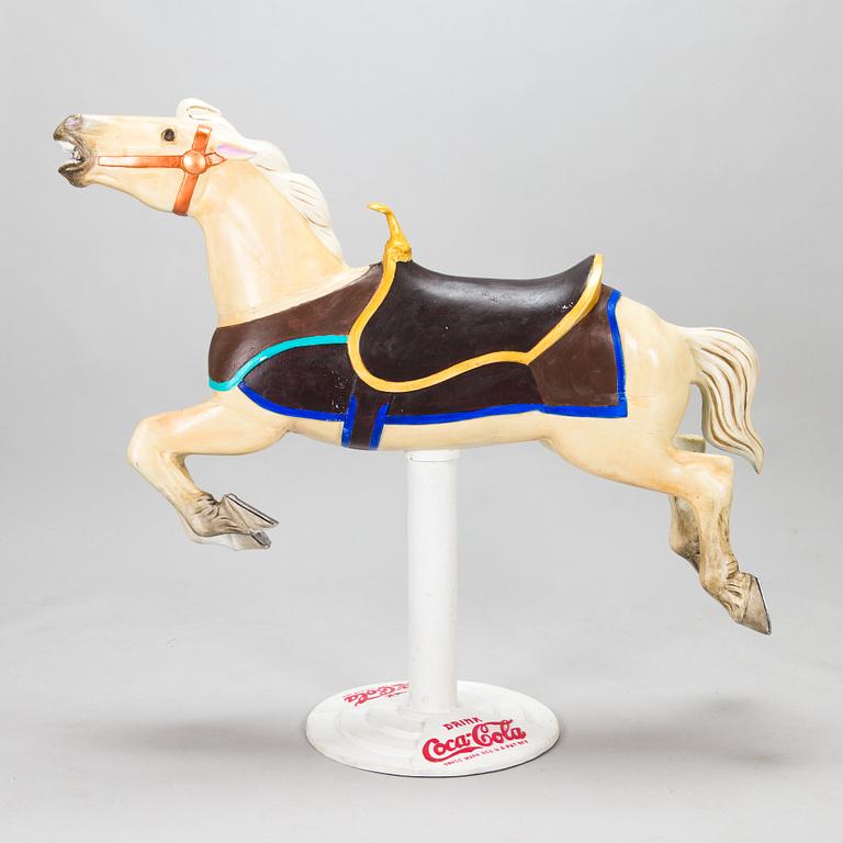 A mid-20th century horse for Coca-Cola.