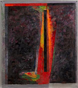 OLAVI KOROLAINEN, acrylic on aluminium, signed and dated 1994.