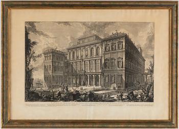 Giovanni Battista Piranesi, etchings, 4, 18/19th Century.