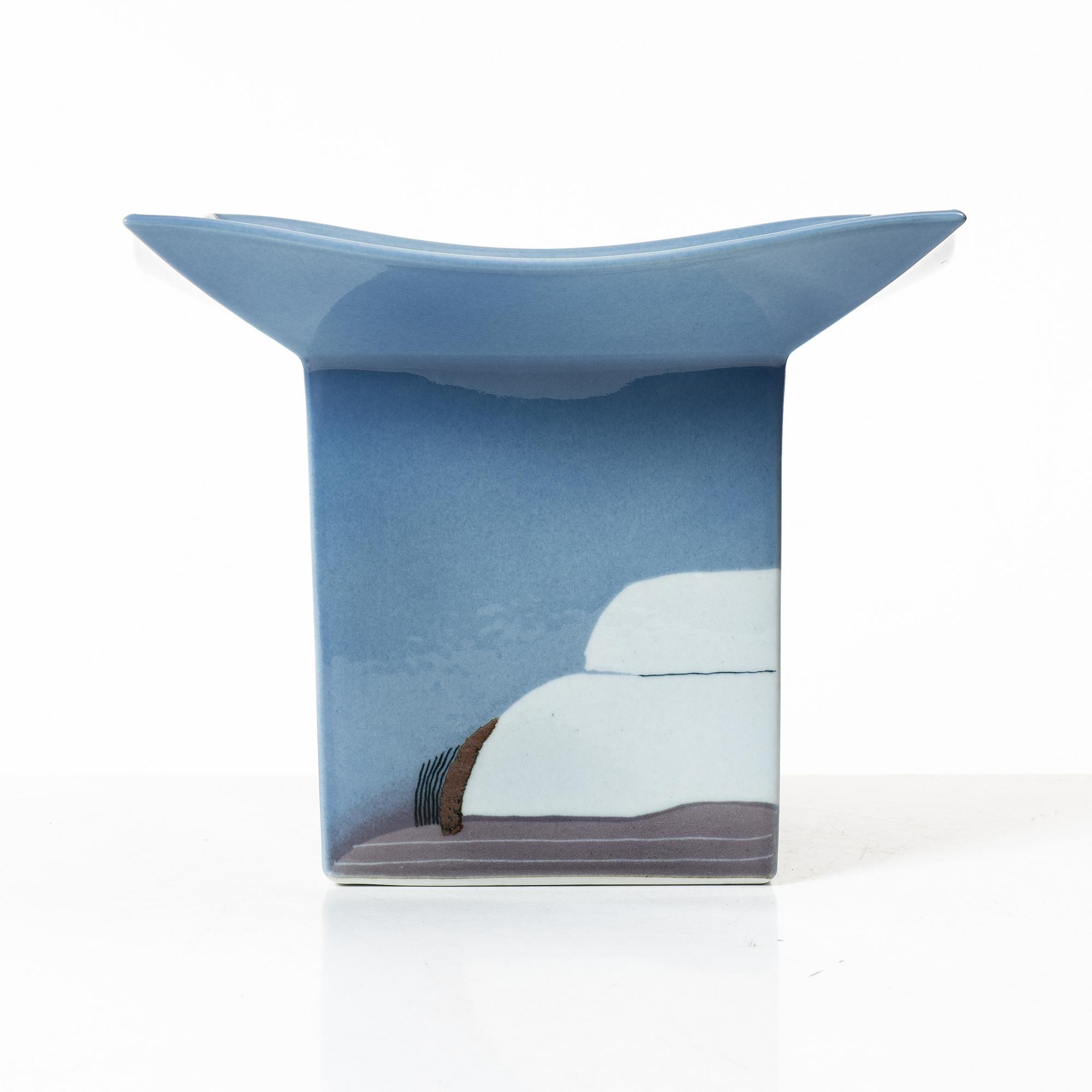 Inger Persson, A porcalein vase, Rörstrand, Sweden.