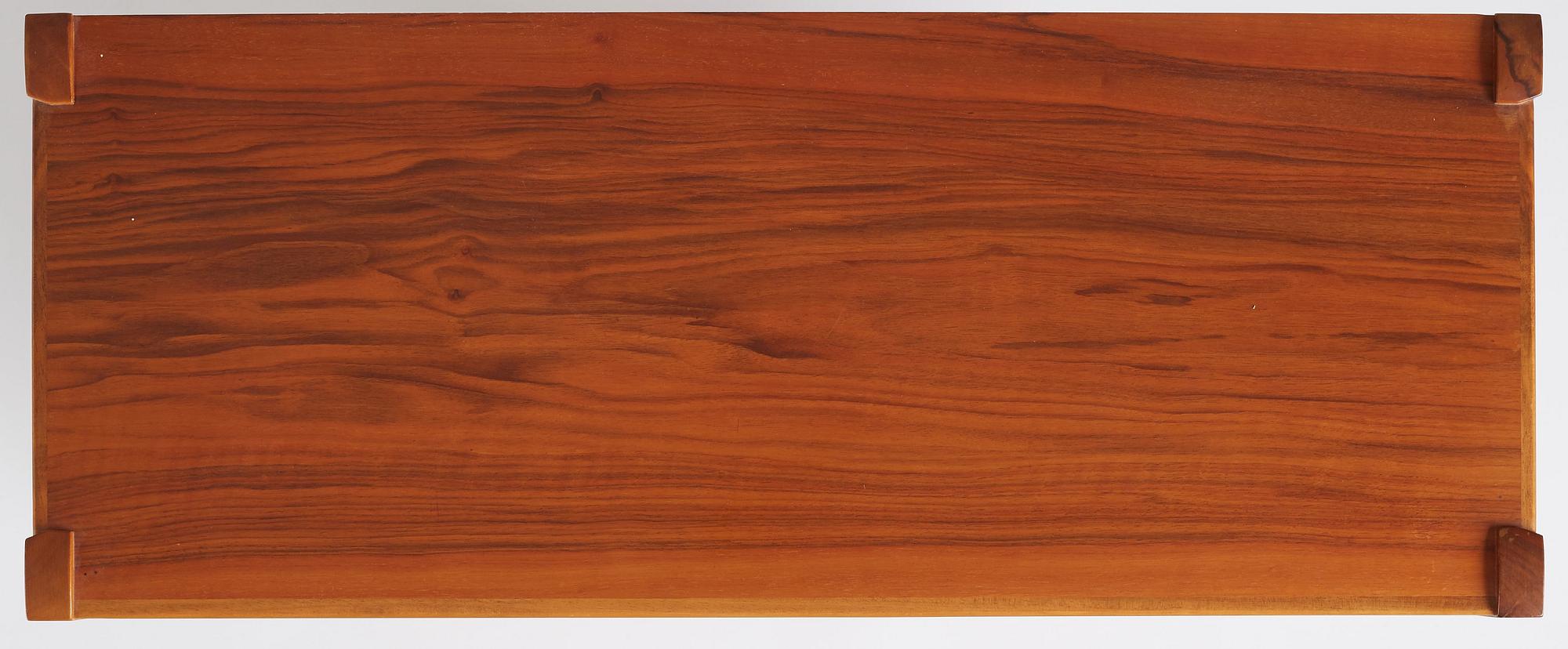 Josef Frank, a walnut showcase cabinet, Svenskt Tenn, Sweden, model B 2217, probably 1950s.