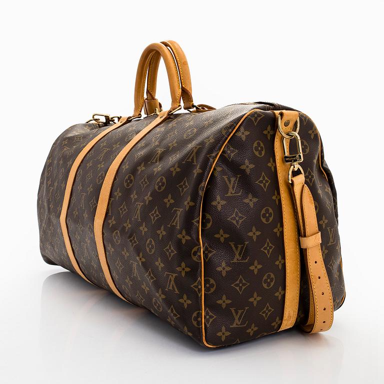 Louis Vuitton, viikonloppulaukku, "Keepall 55 Bandoulière".