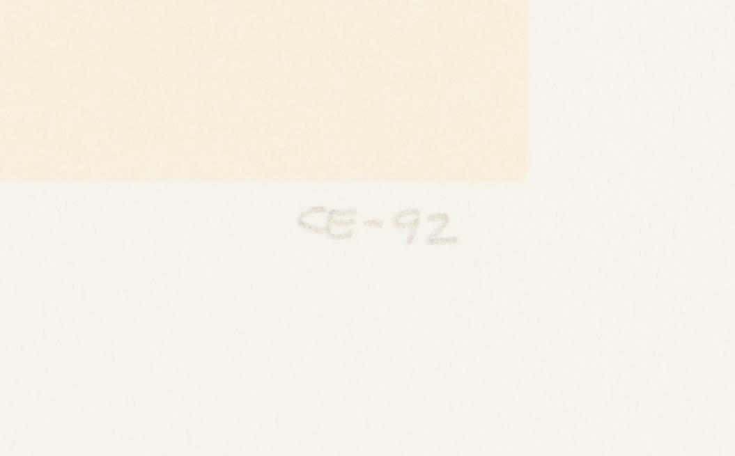 Carolus Enckell, silkscreen, signed and dated -92, numbered 48/100.
