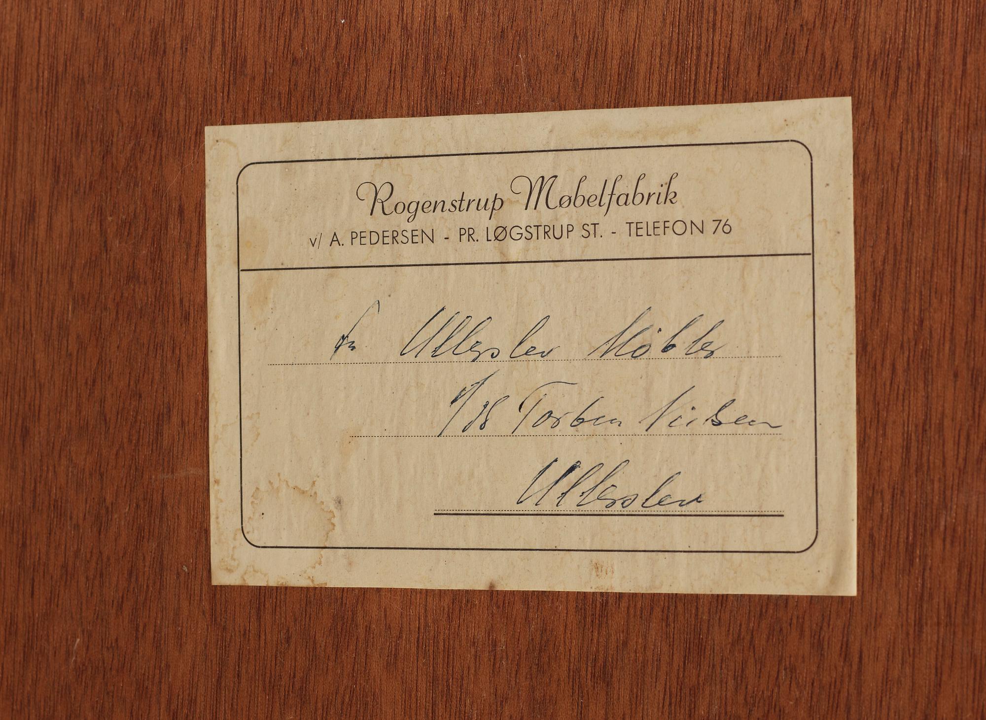 MATBORD, Rogenstrup, Danmark. 1950/60-tal.