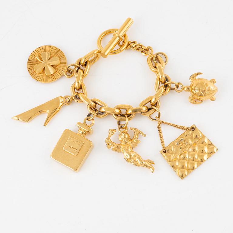 Chanel, Armband med berlocker, tidigt 1980-tal.