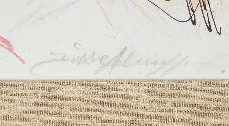 BO ÅKE ADAMSSON, färglitografi, signerad och numrerad 7/260.