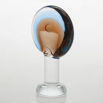 Oiva Toikka, skulptur, "Lollipop", signerad Oiva Toikka, Nuutajärvi 2008 29/60.