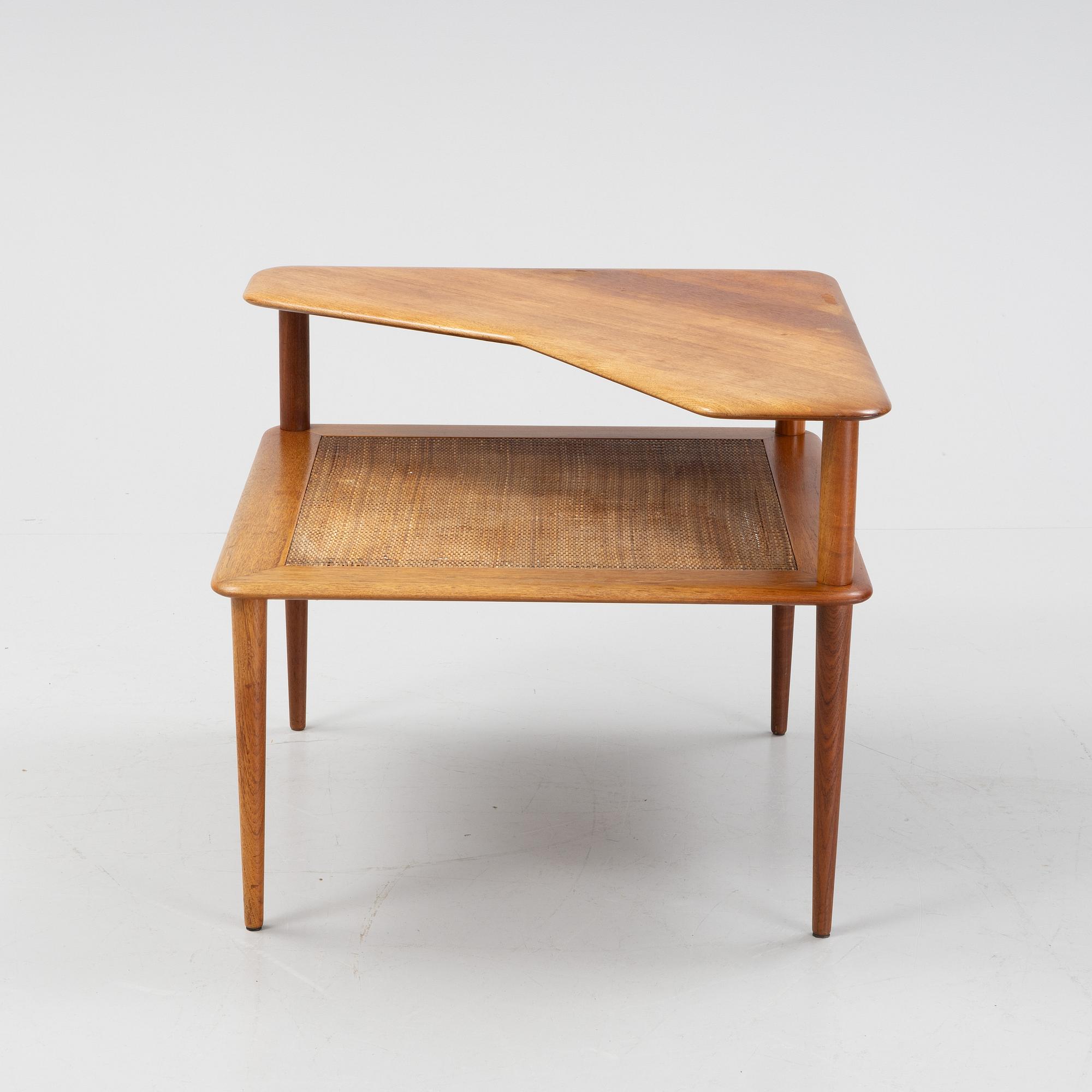 Peter Hvidt & Orla Mølgaard Nielsen, hörnsoffa med bord 3 dlr, "Minerva", France & Daverkosen Danmark 1950-tal.