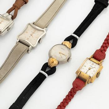 Collection of wristwatches, 37 pcs, ca 1950.