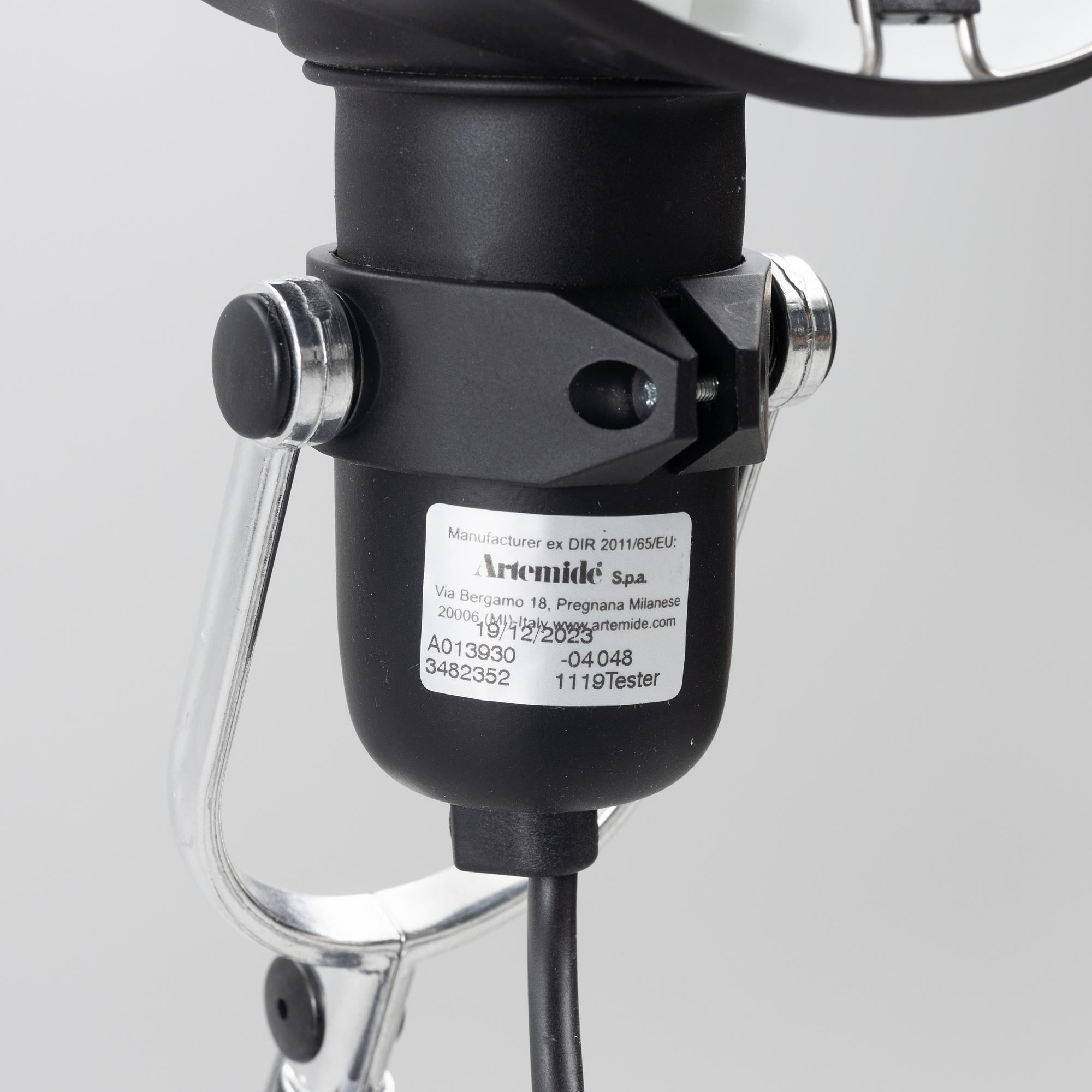 Michele De Lucchi & Giancarlo Fassina, floor lamp, 'Tolomeo', Artemide, Italy.