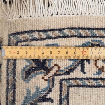 Carpet, gallery model, Nain, approximately 380 x 79 cm.