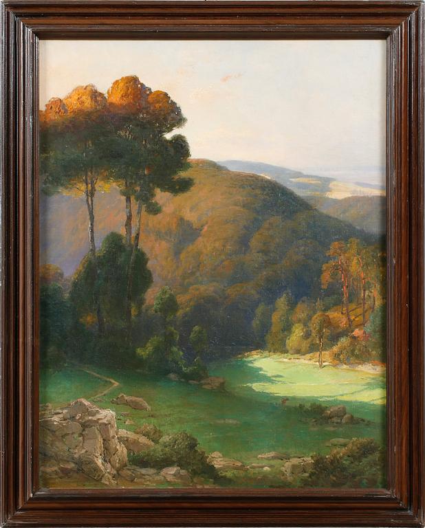 HEINRICH REINHARD KRÖH, attributed to, oil on canvas, signed H R Kröh.