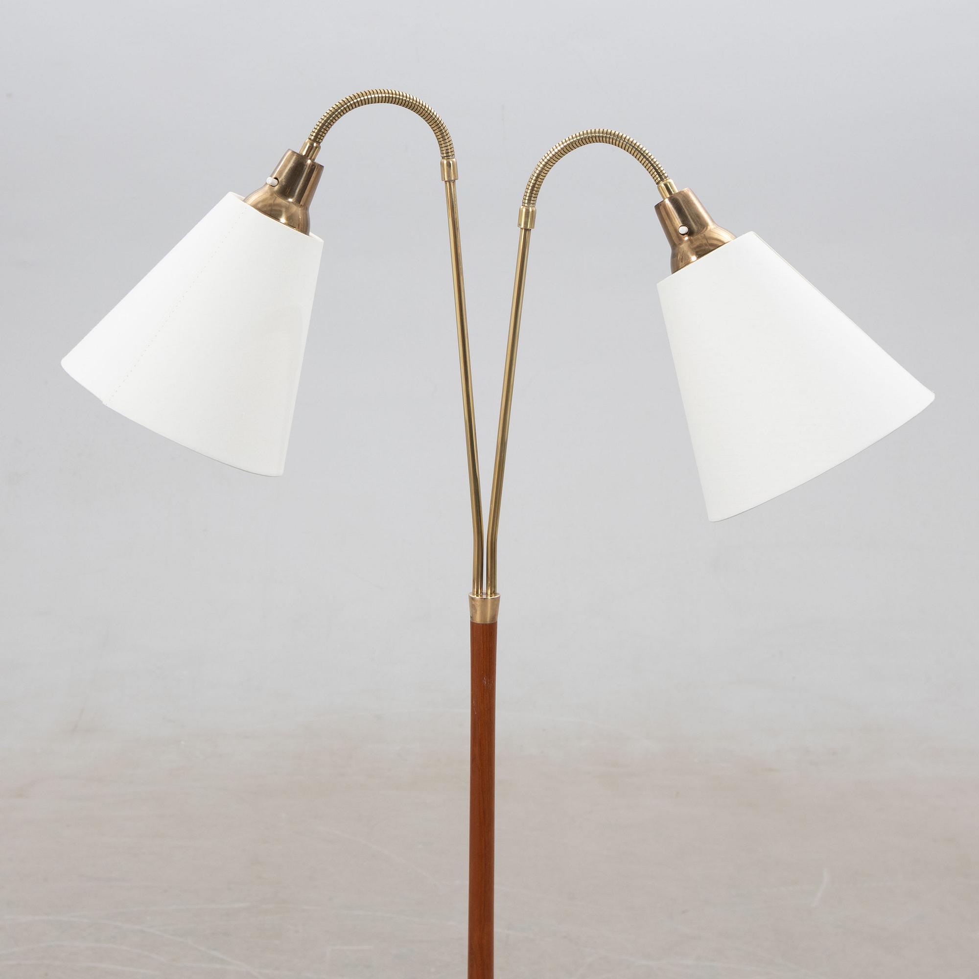 Floor lamp, 1940s.