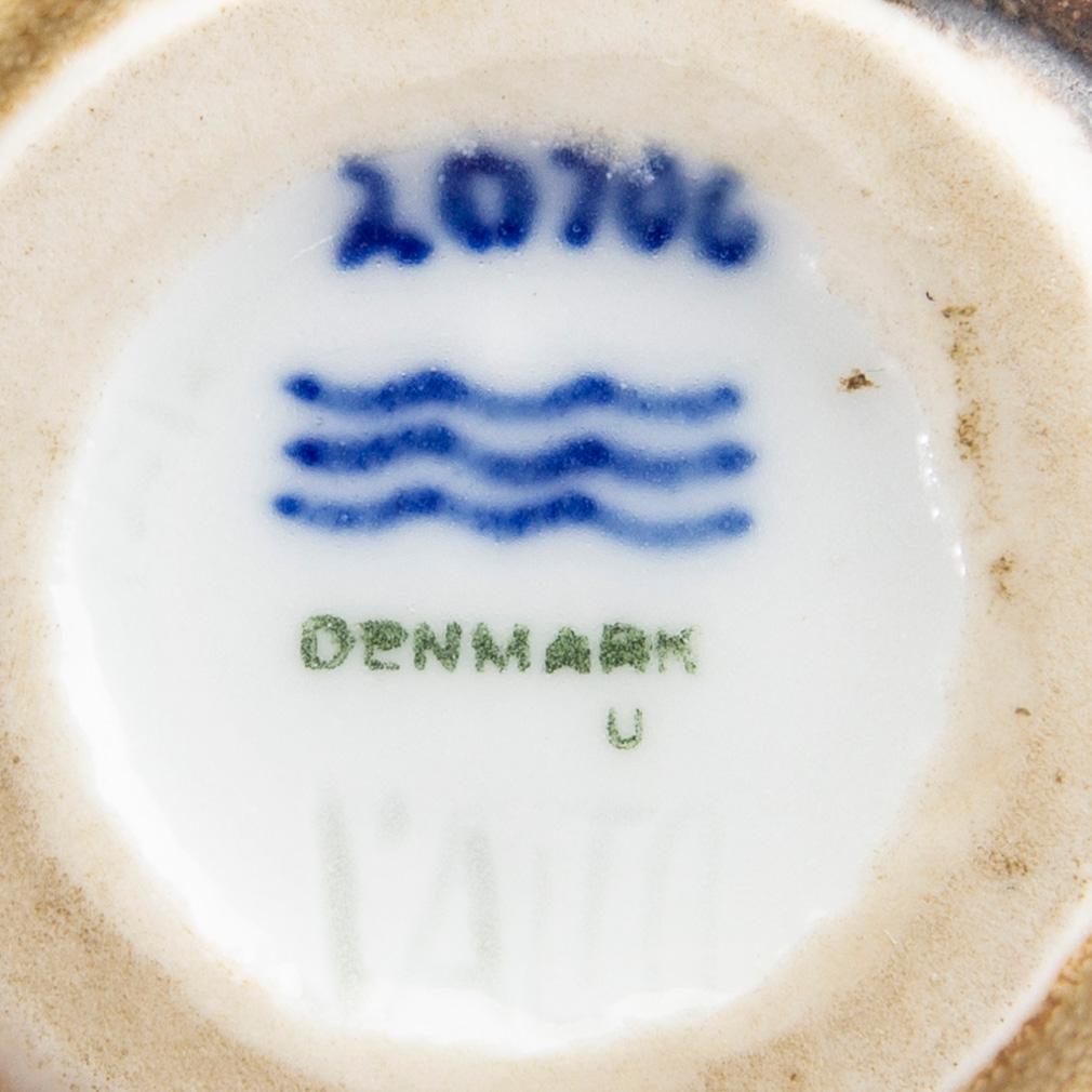 Stoneware bowl by Axel Saltso, Royal Copenhagen, Denmark.