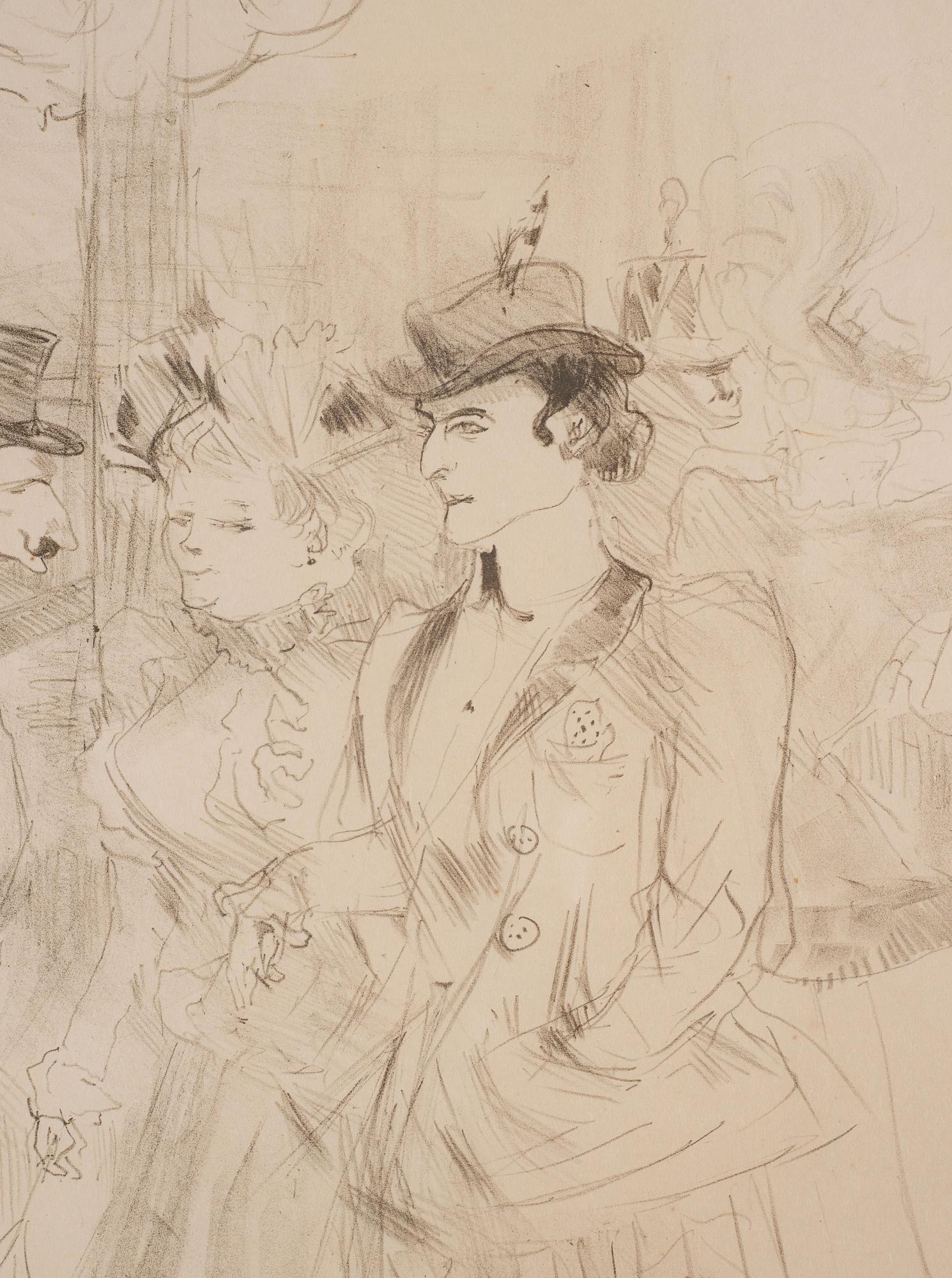Henri de Toulouse-Lautrec, 'Promenoir'.