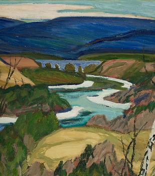 Helmer Osslund, "Islossning Ångermanälven".