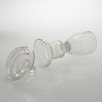 Skål, glas, 1900-talets mitt.