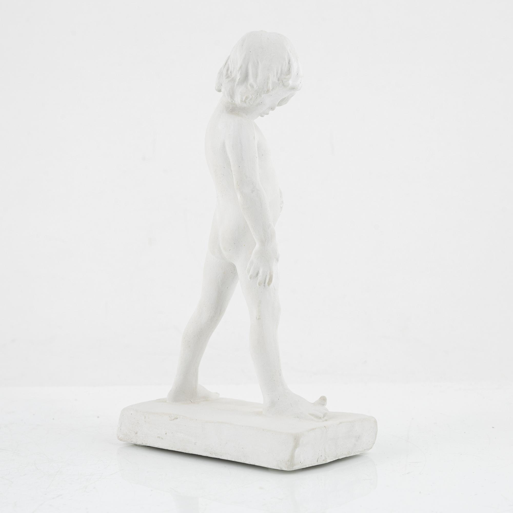 Christian Eriksson, skulptur, gips, signerad.