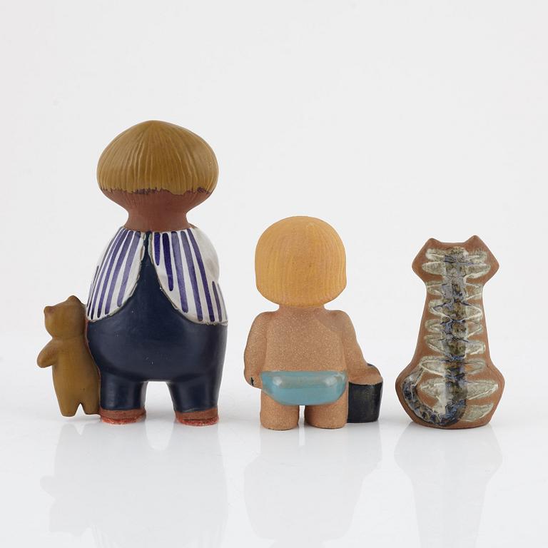 Lisa Larson, a group of six figurines, Gustavsberg.
