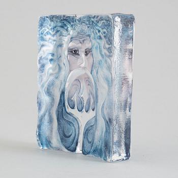 A Glass relief by Mats Jonasson, Målerås.