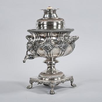 SAMOVAR, pläter, nyrokoko, sent 1800-tal.