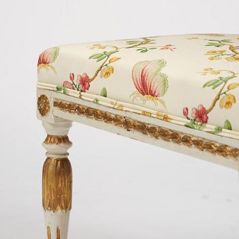 A set of four late Gustavian 'Sulla' chairs, Stockholm, circa 1800.