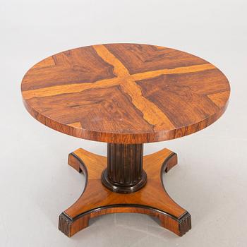 A 1930s Swedish Grace walnut coffee table.