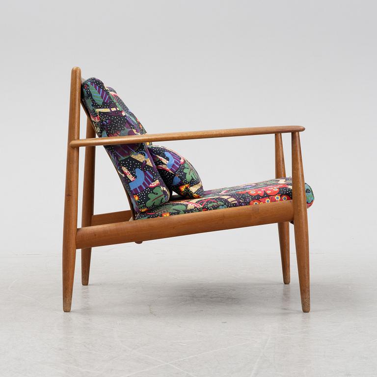 Grete Jalk, fåtölj, France & Son, Danmark, 1960-tal.