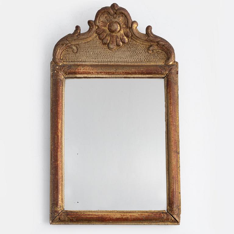A table mirror, 18th Century.