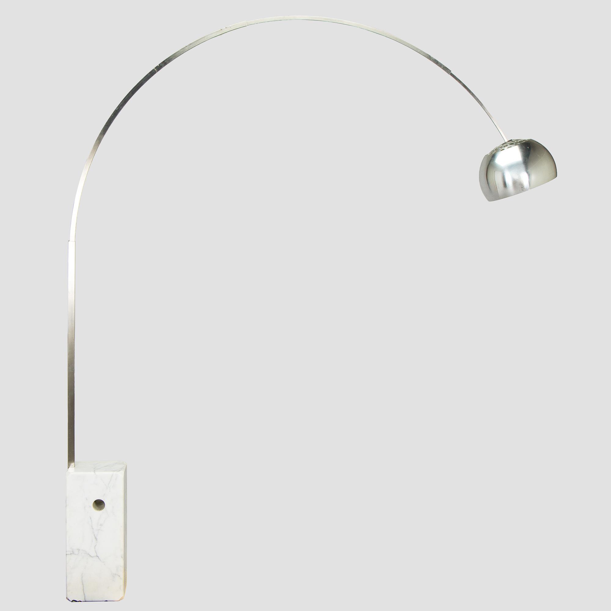 Achille & Pier Giacomo Castiglioni, lattiavalaisin, ”Arco”, Flos, Italia.