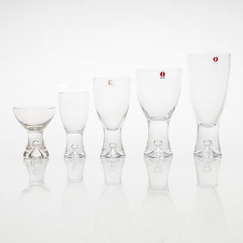 Tapio Wirkkala, A set of 24 "Tapio" drinking glasses, 1950s/60s.