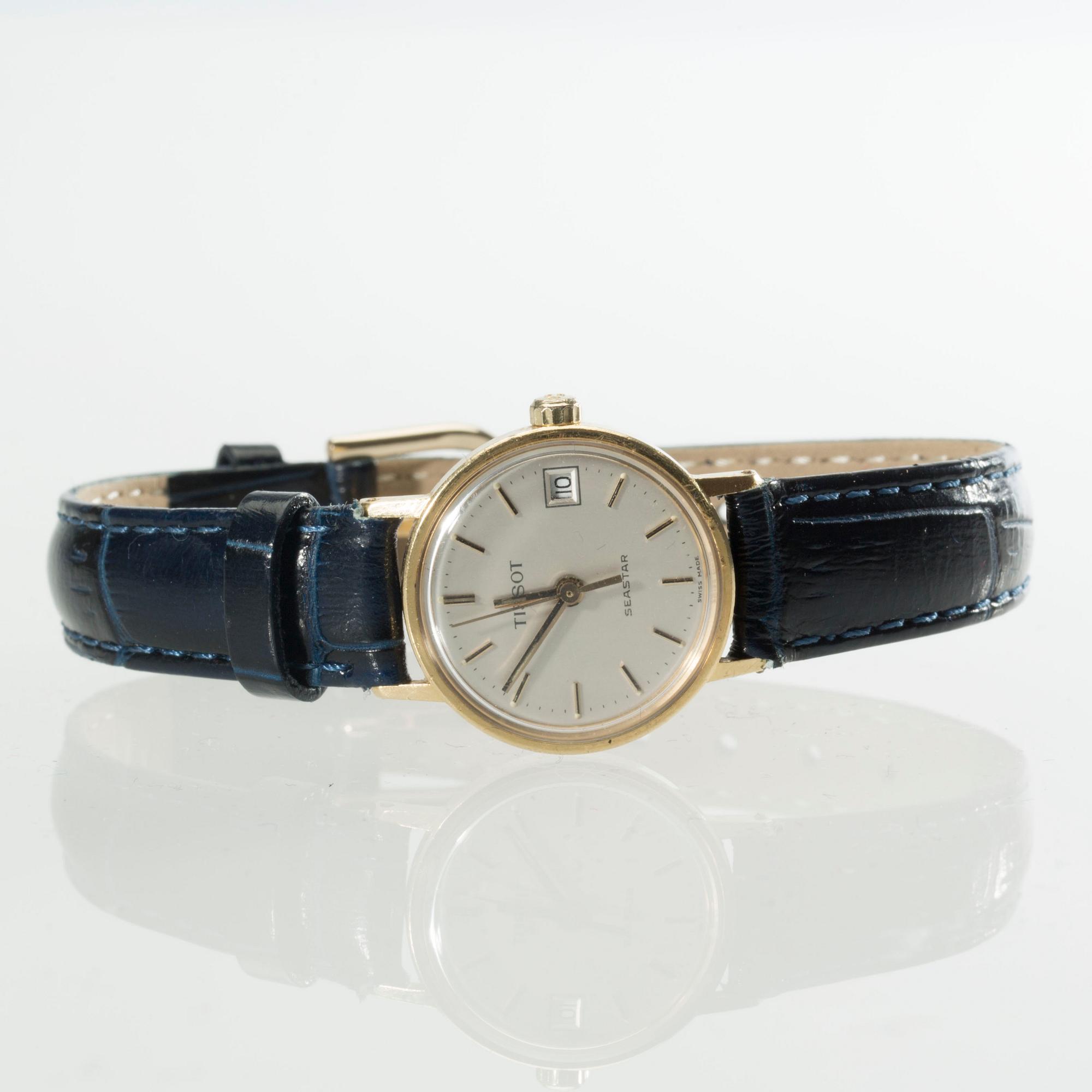ARMBANDSUR, dam, Tissot Seastar, quartz, 18 K guld.
