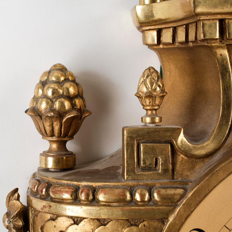 VÄGGPENDYL, gustaviansk stil, Rob Engström, Stockholm, 1900-tal.