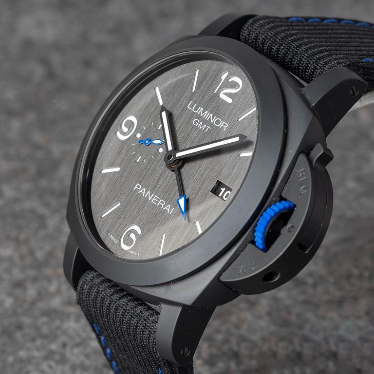 Panerai, Luminor GMT, “Bucherer Blue”, " "one of 288"", ca 2021.
