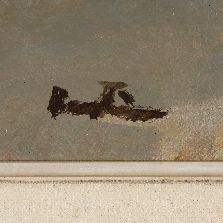 LOUIS BASTIN, olja på duk, signerad.