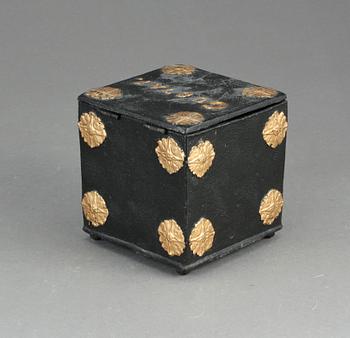 TOBAKSBURK, gjutjärn, 1800-tal.