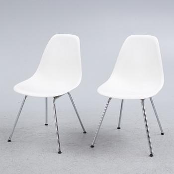 Charles & Ray Eames, stolar, 6 st, "RE Plastic Chair - DSX". Vitra.