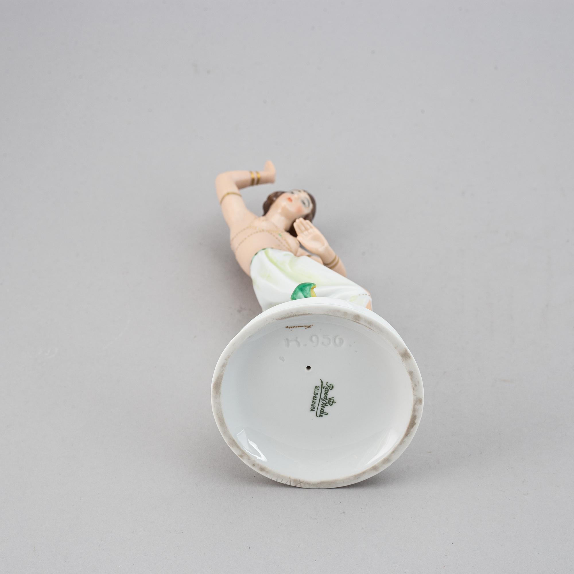 GUSTAV OPPEL, figurin, porslin, art déco, Rosenthal, 1930-tal.