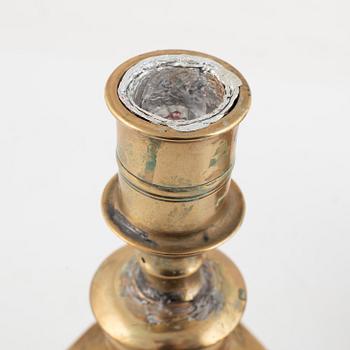 Ljusstakar, ett par, Nordeuropa, omkring år 1700, Barock.