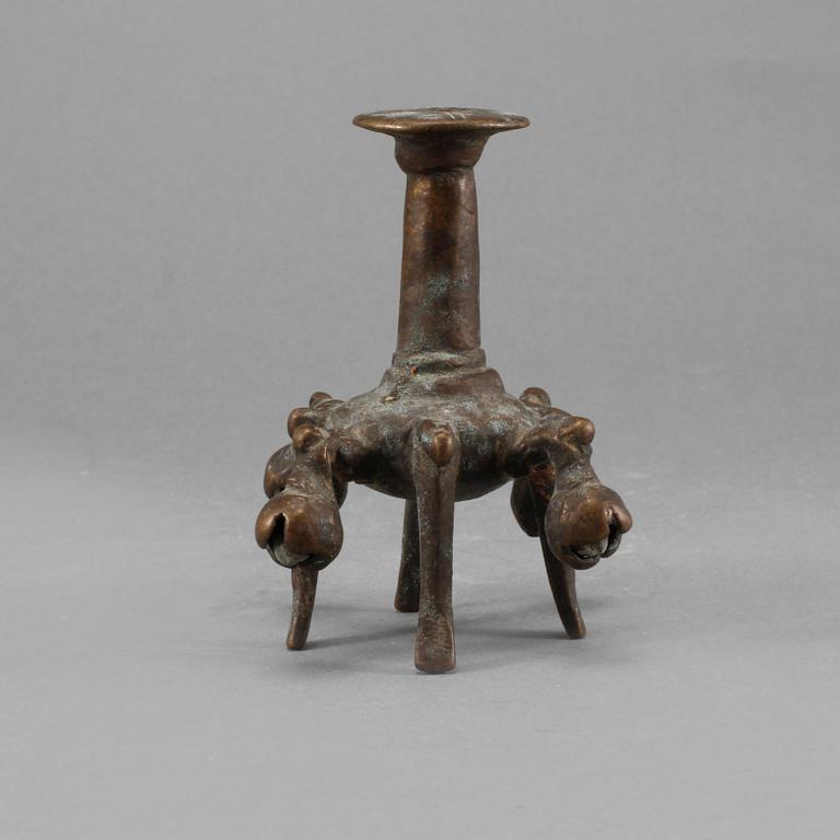 SNUS-/PARFYMFLASKA, brons, troligen Persien, 1800-/1900-tal.